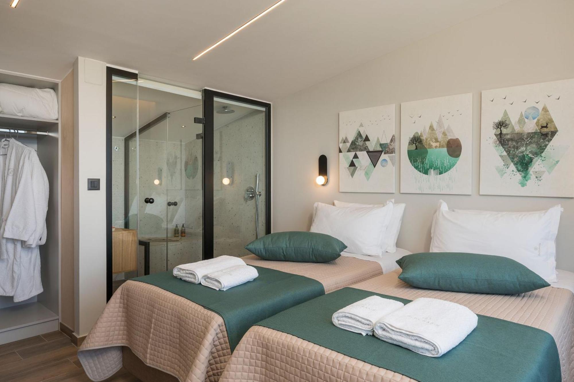 Villa Ekphrasis With Sea View And Jacuzzi Ravdhoukha Exterior photo