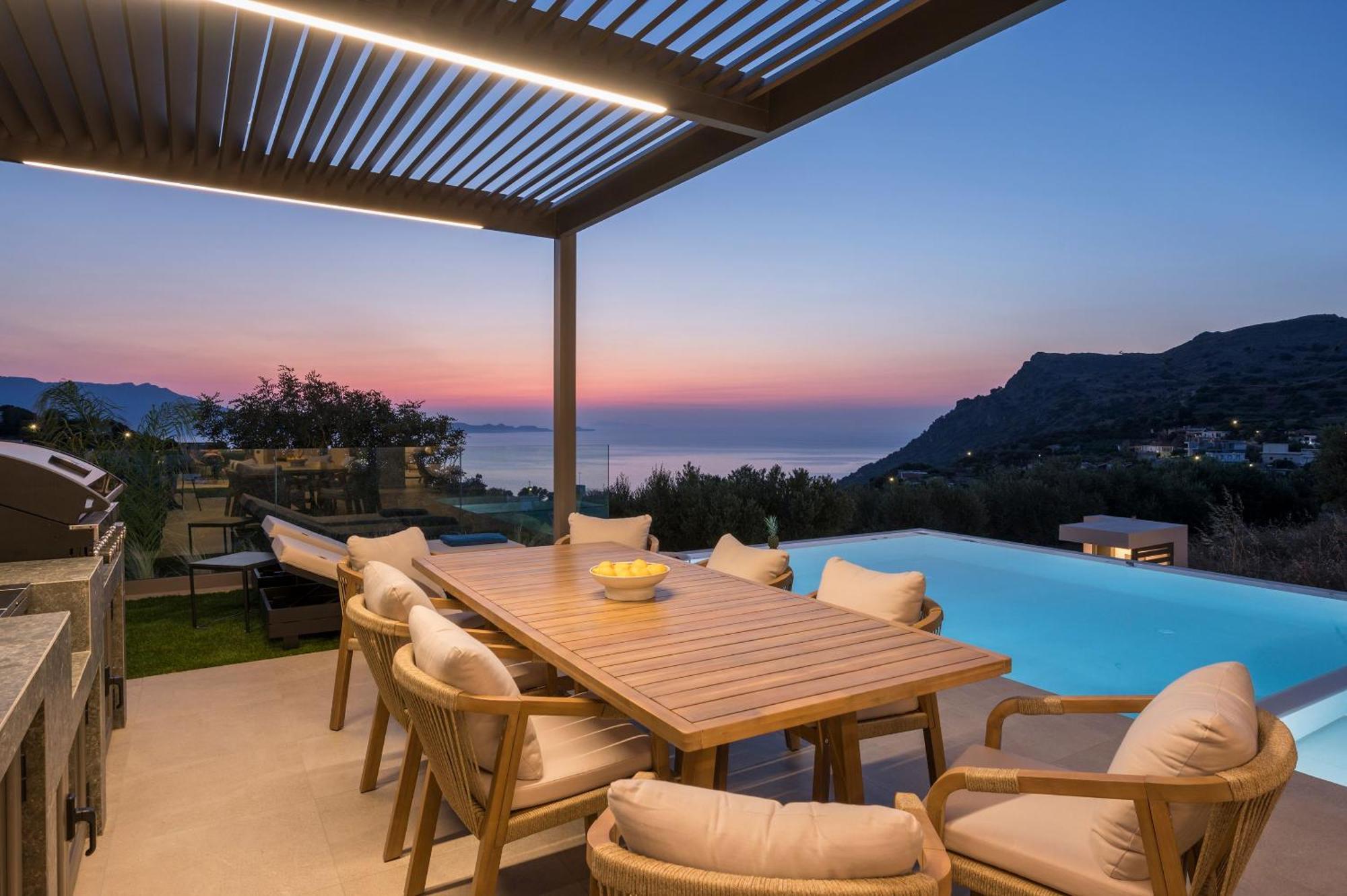 Villa Ekphrasis With Sea View And Jacuzzi Ravdhoukha Exterior photo