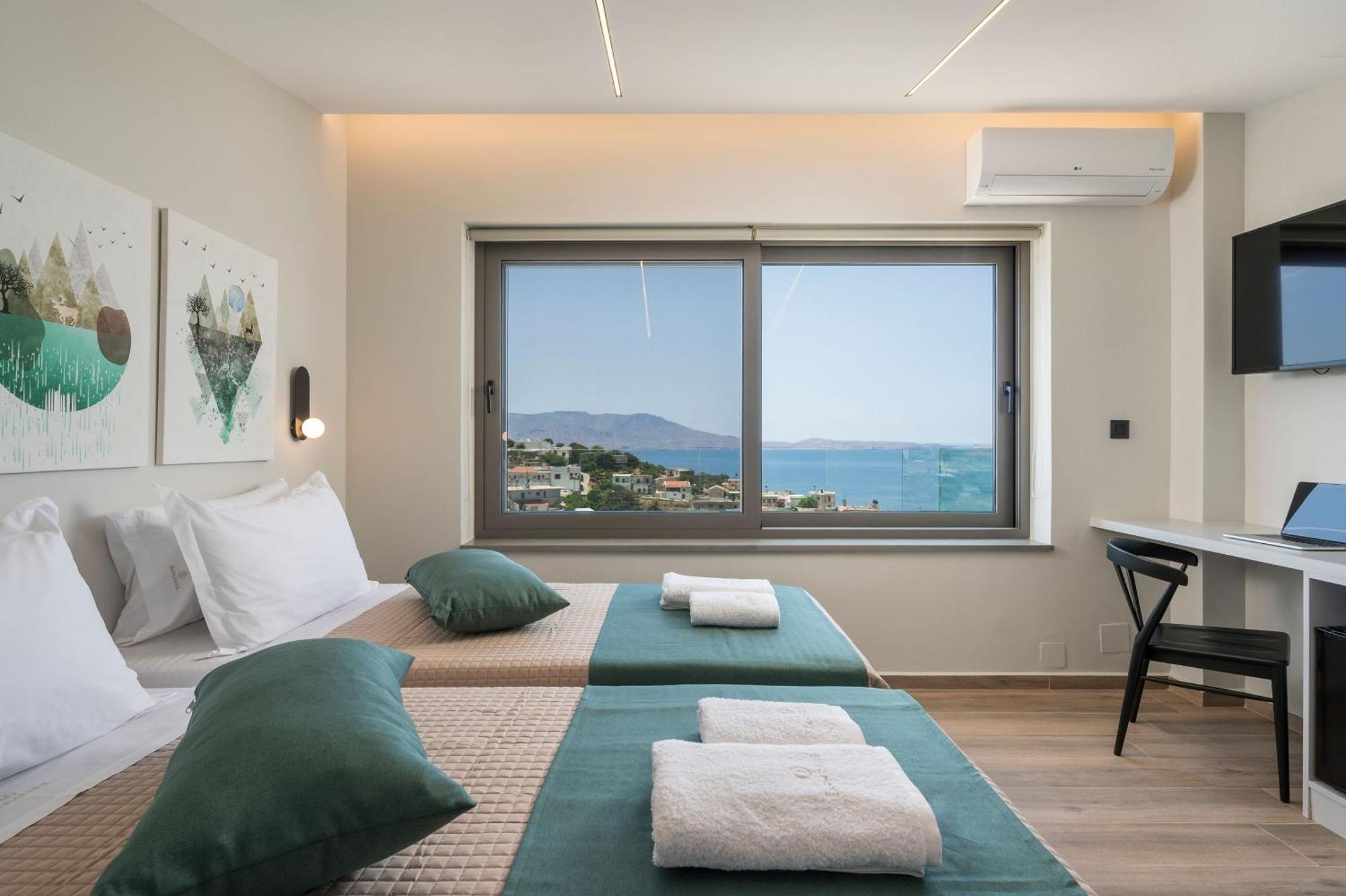Villa Ekphrasis With Sea View And Jacuzzi Ravdhoukha Exterior photo